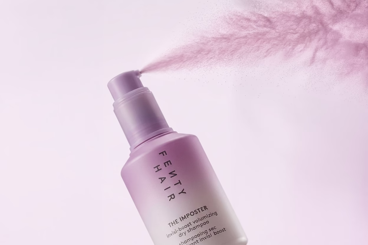 [background image] of retail setting (for a beauty product)