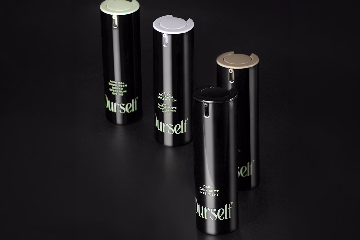 Reuse, Refill, Ourself Skincare - Refillable PCR airless bottles