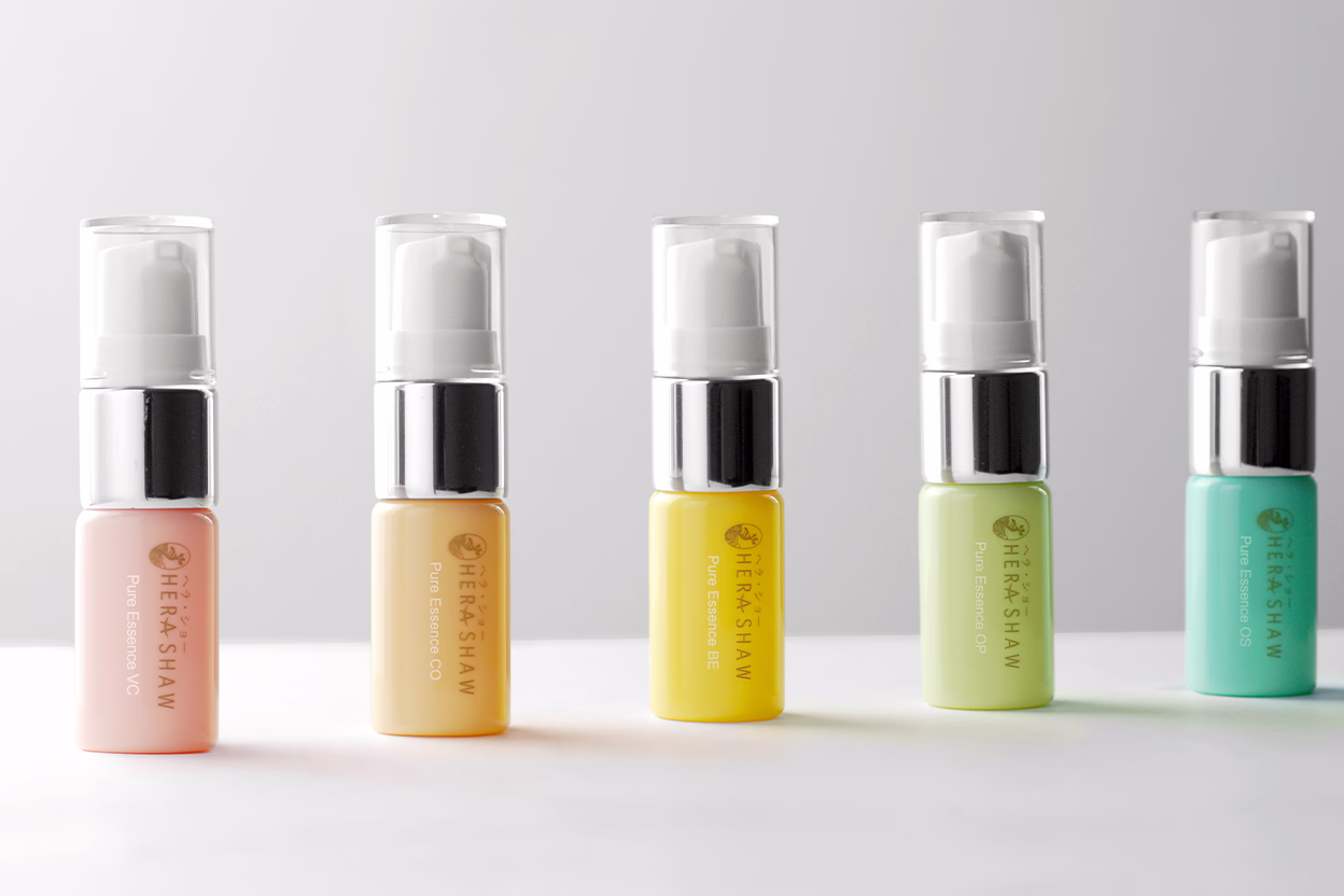 PET bottles & pumps for HERA SHAW Pure Essence