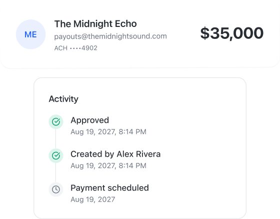 Outgoing Payment