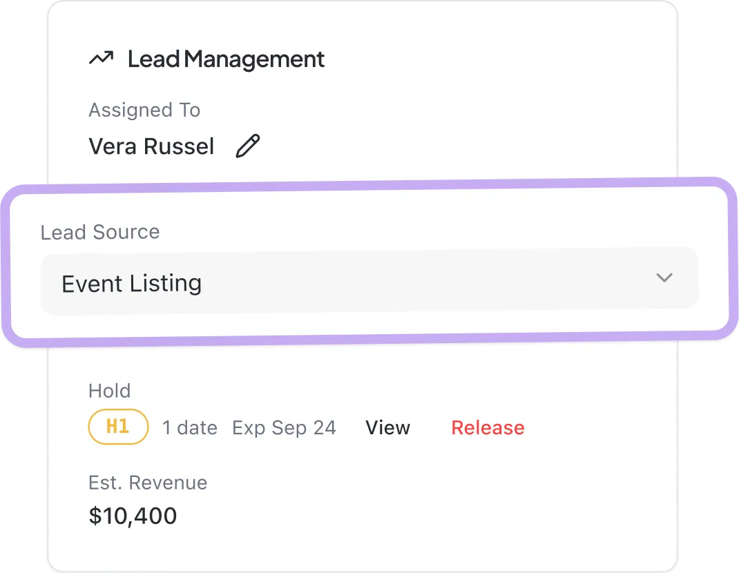 Lead Source Tracking
