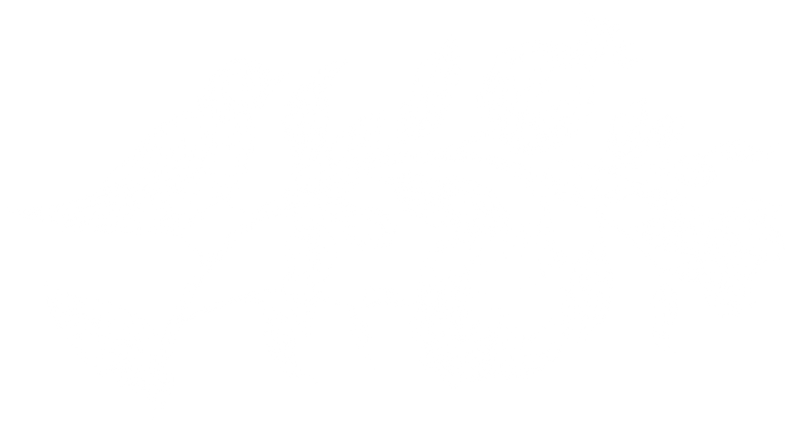 Detailed white silhouette of a bird perched on a branch with leaves and pomegranate fruit.