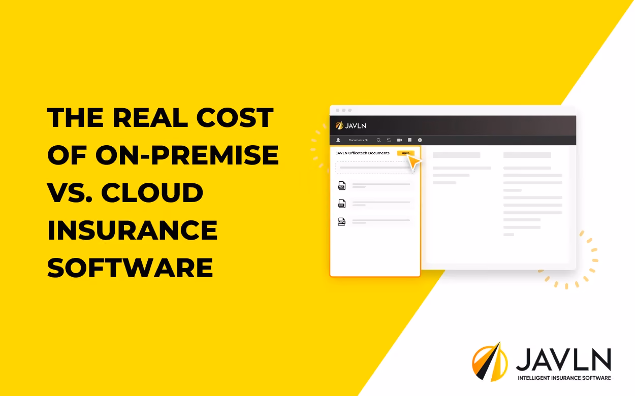 The Real Cost of On-Premise vs. Cloud Insurance Software