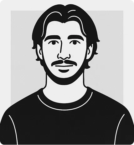 Portrait illustré d'un jeune homme — témoignage, projet Ausmane Paris