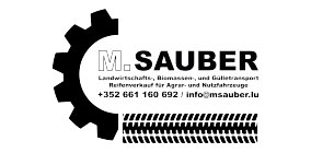 Logo des Lohnunternehmens M. Sauber