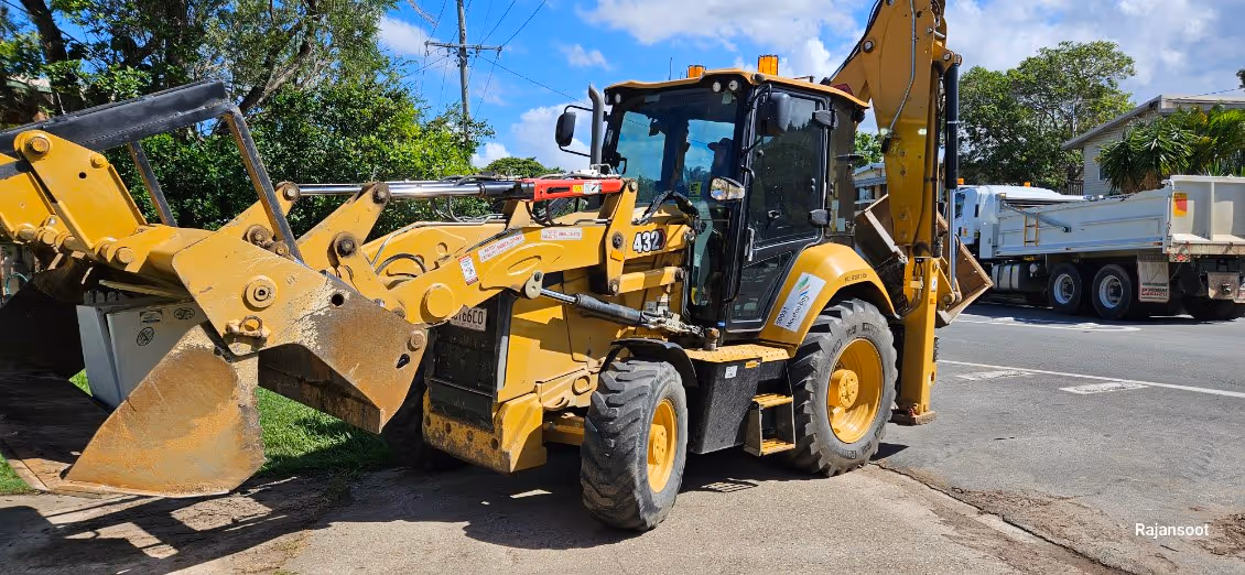 Backhoe loader operations