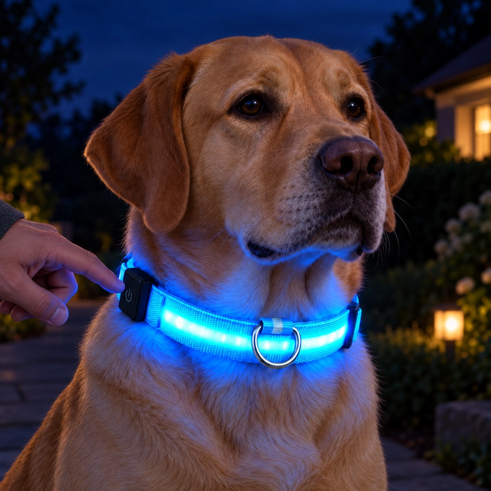 Rechargeable LED Safety Collar