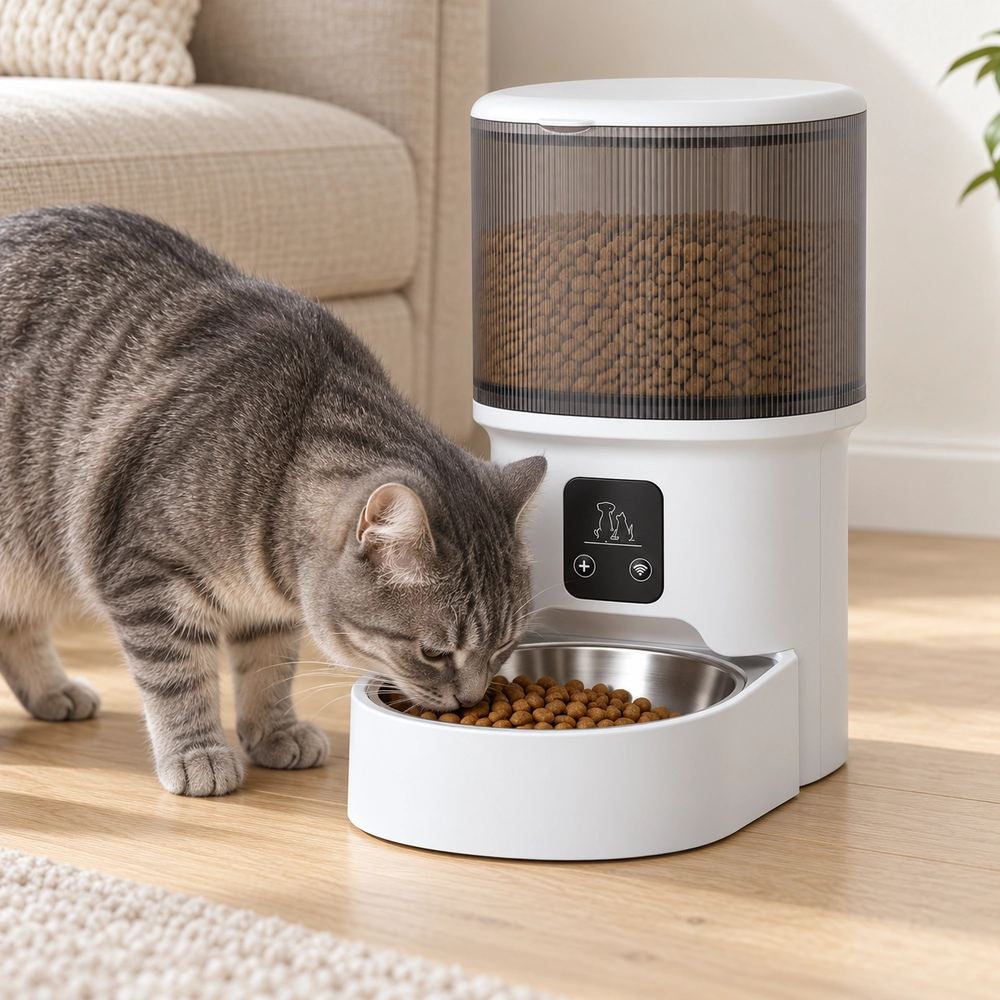 Smart Wi-Fi Automatic Pet Feeder
