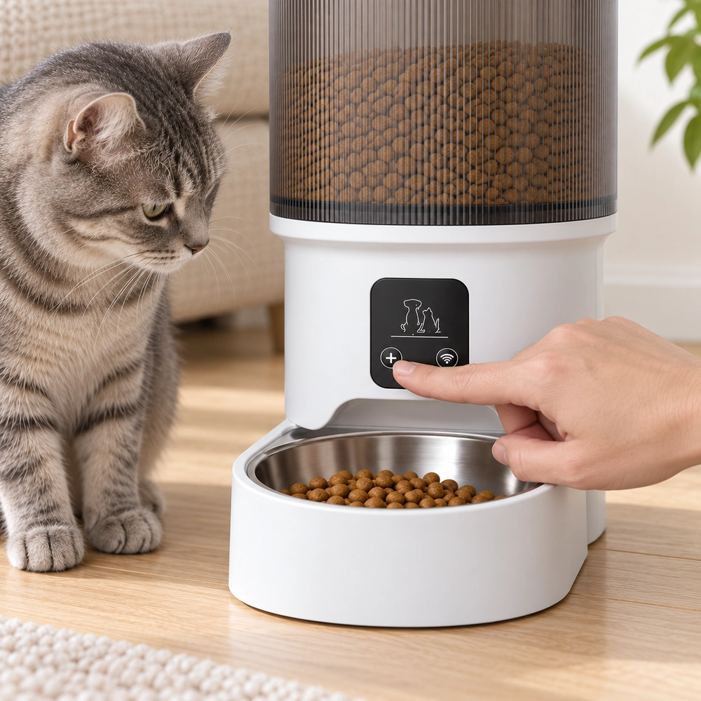 Smart Wi-Fi Automatic Pet Feeder