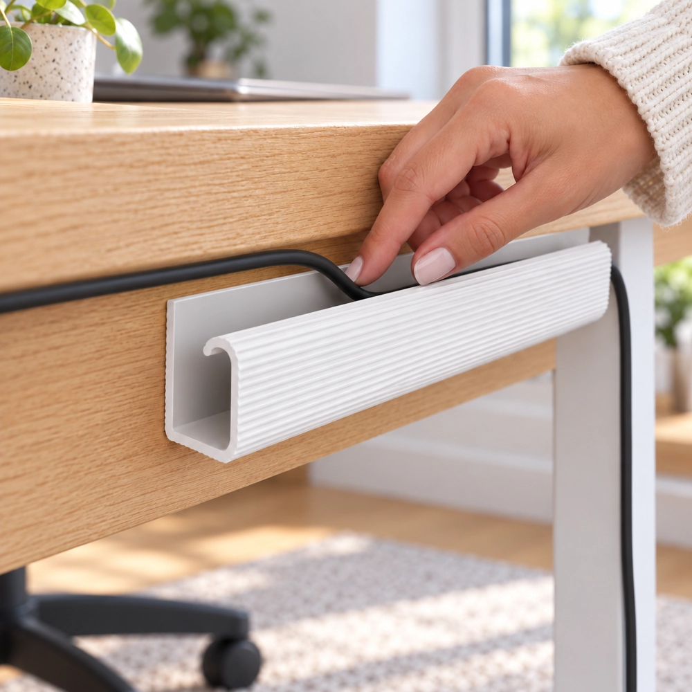 Under-Desk Cable Tray