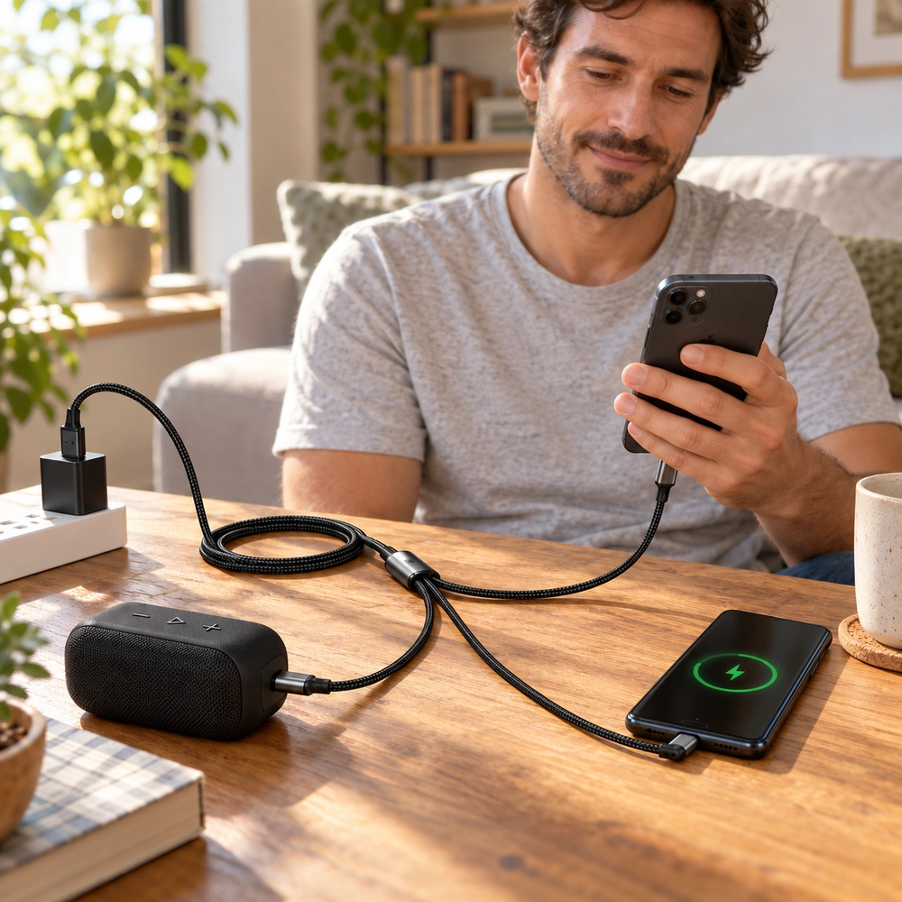 3-in-1 Fast-Charging Cable