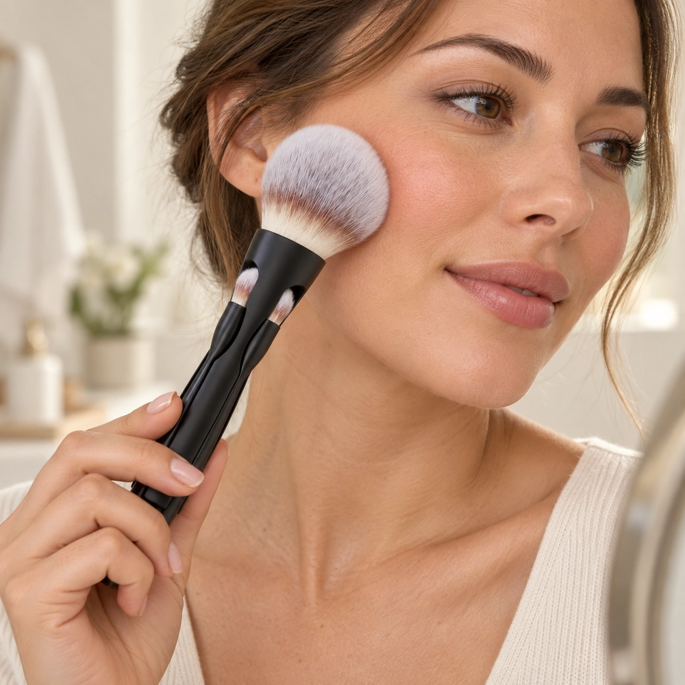 4-in-1 Magnetic Travel Makeup Brush Set
