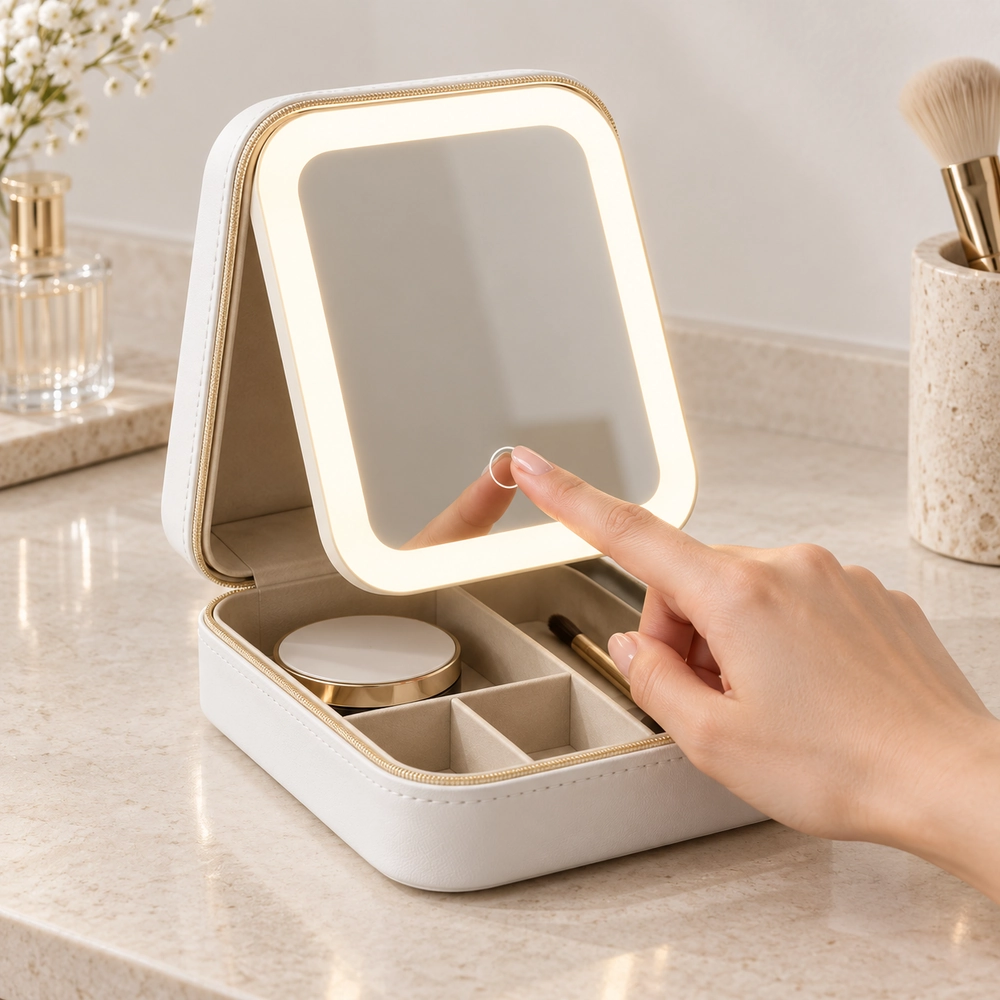 Lighted Travel Beauty Case