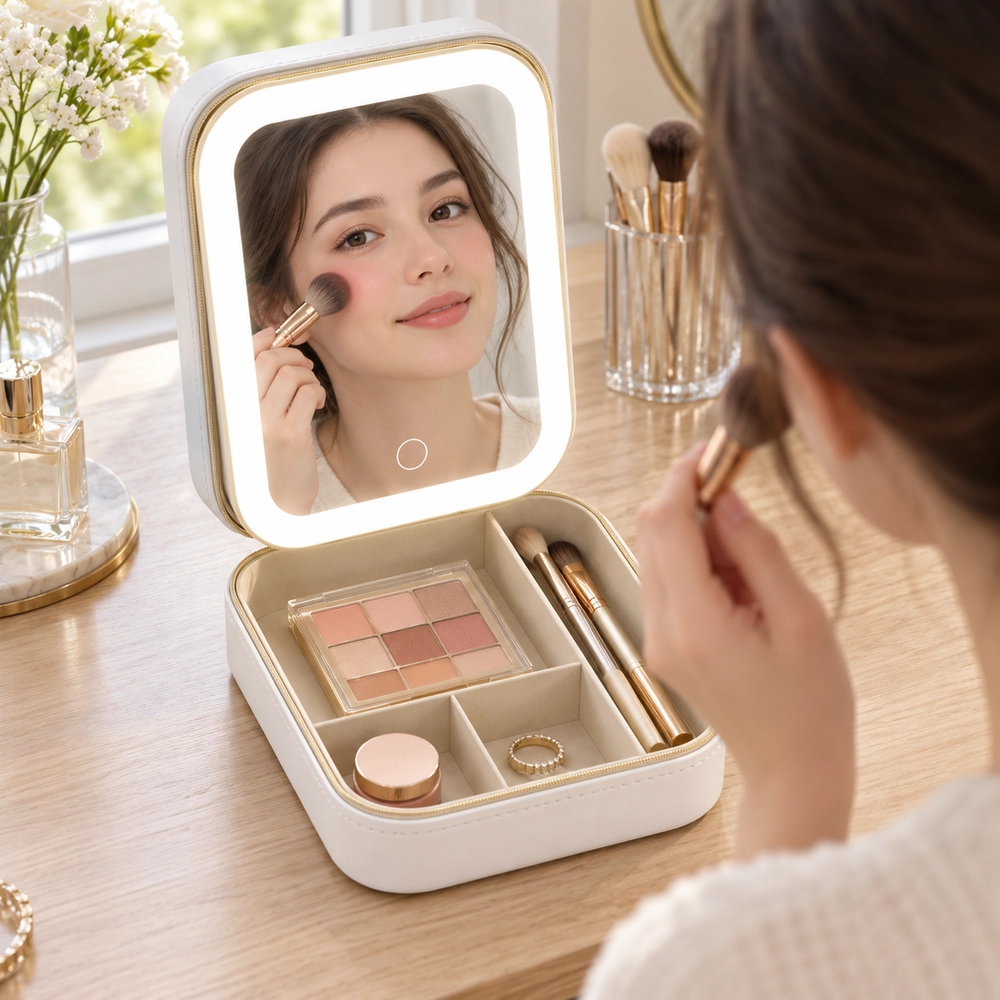 Lighted Travel Beauty Case