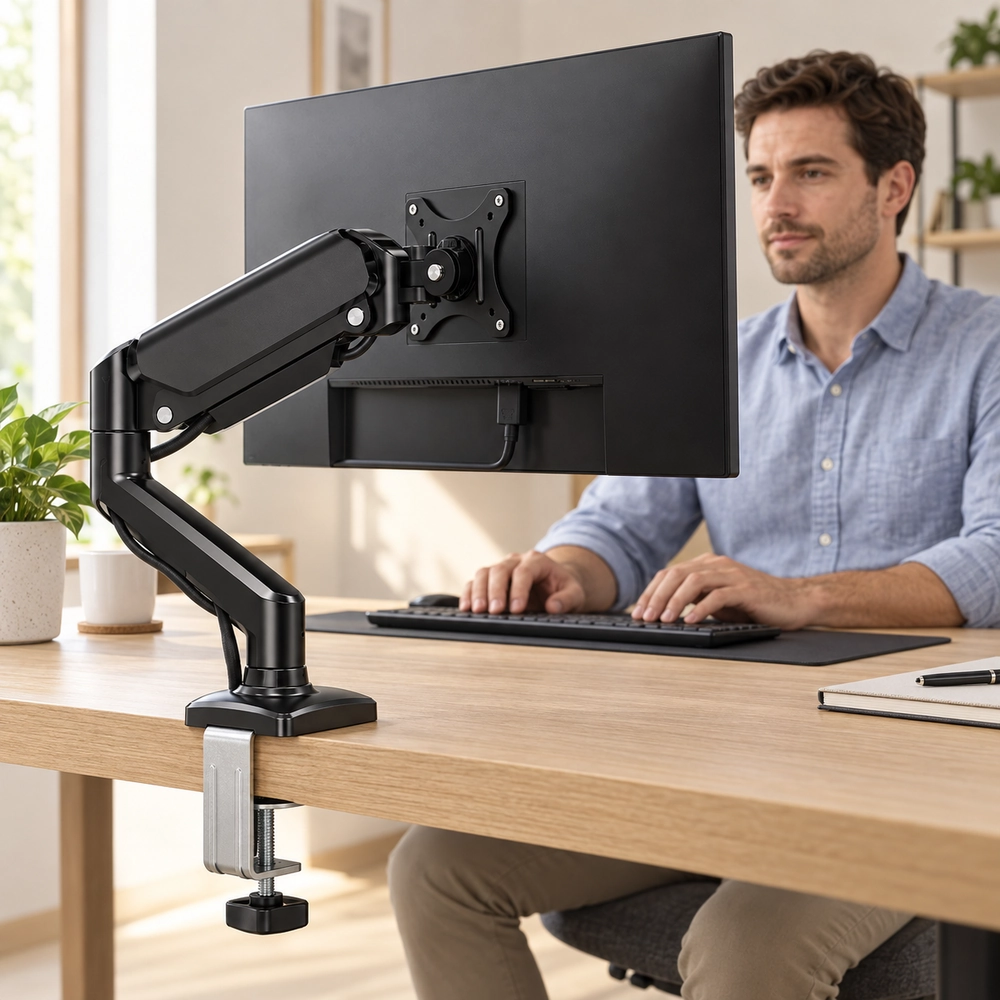 Gas-Spring Monitor Arm