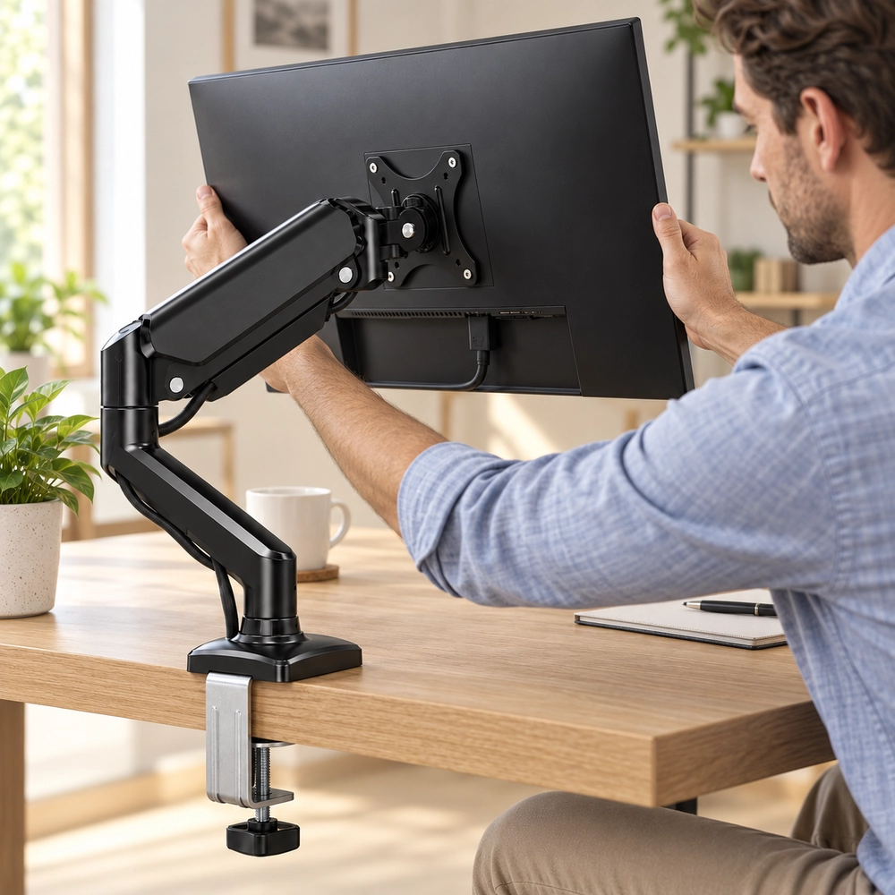 Gas-Spring Monitor Arm