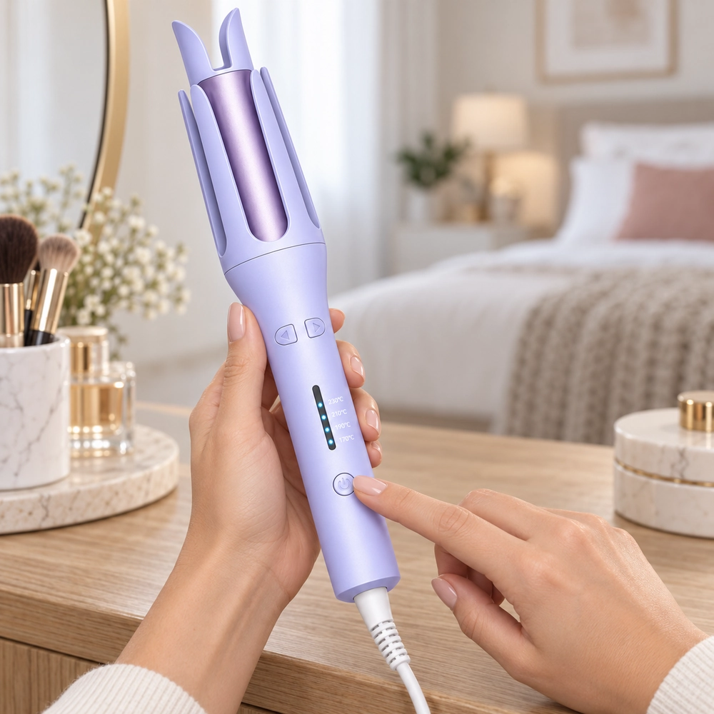 Automatic Rotating Hair Curler