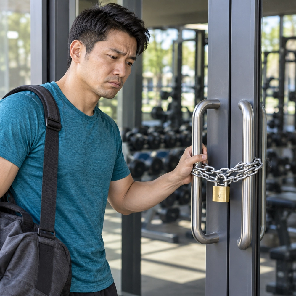 Can't get to the gym