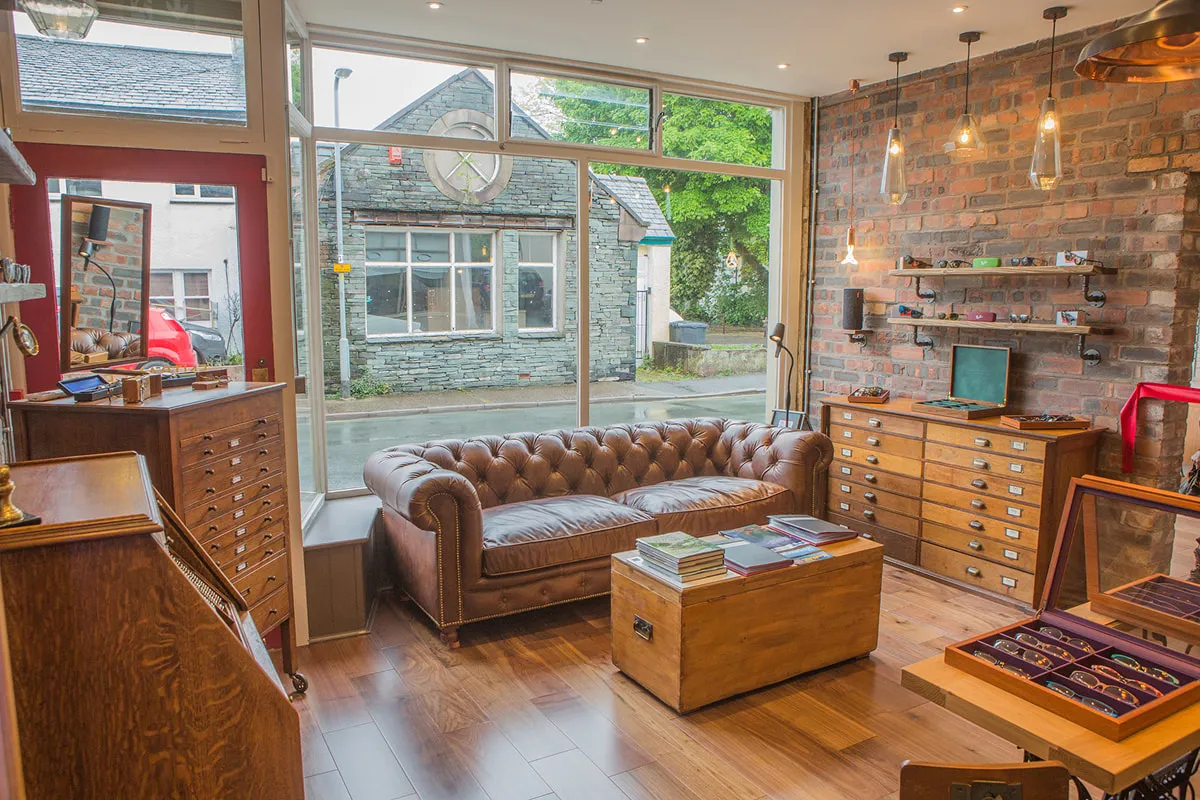 Interior view of Smith & Butterfield Optometrists in Keswick