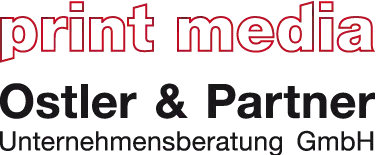 Print Media Ostler & Partner Unternehmensberatung GmbH company logo.