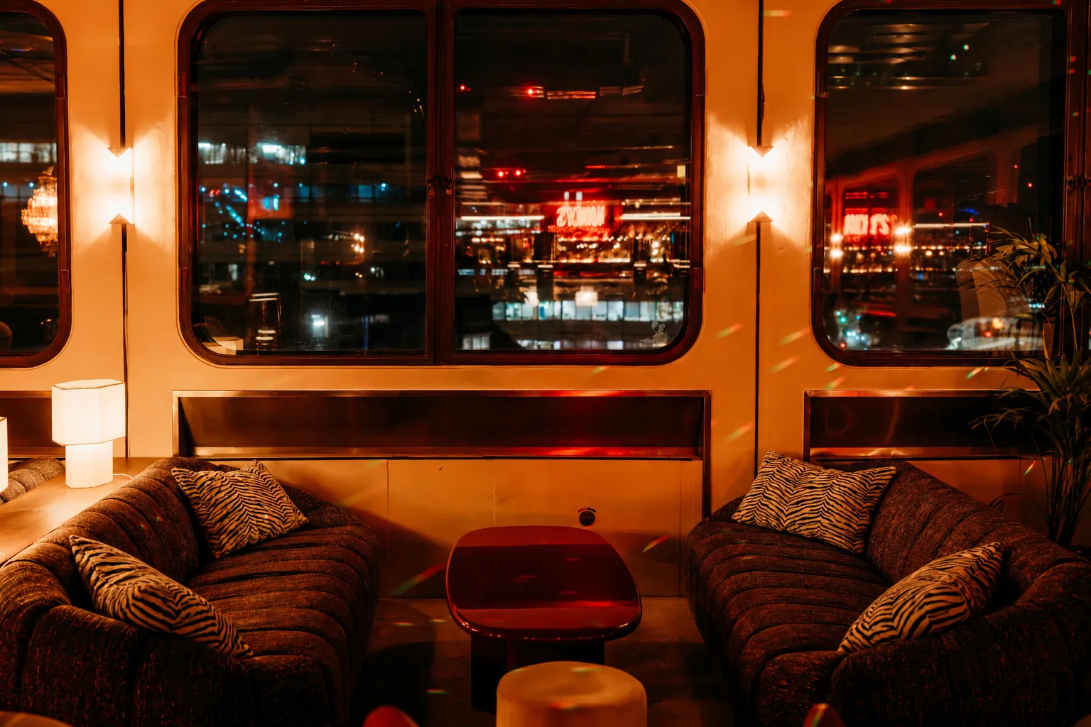 Interior of Nancy's cocktail bar