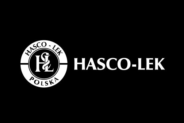 Logo Hasco-Lek, sponsora głównego Frruuu