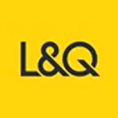 L&Q logo in black on a yellow background.