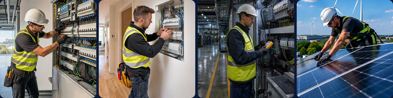 GES Group engineers providing commercial, residential and renewable energy electrical services, including electrical installations, testing, maintenance and solar PV systems.