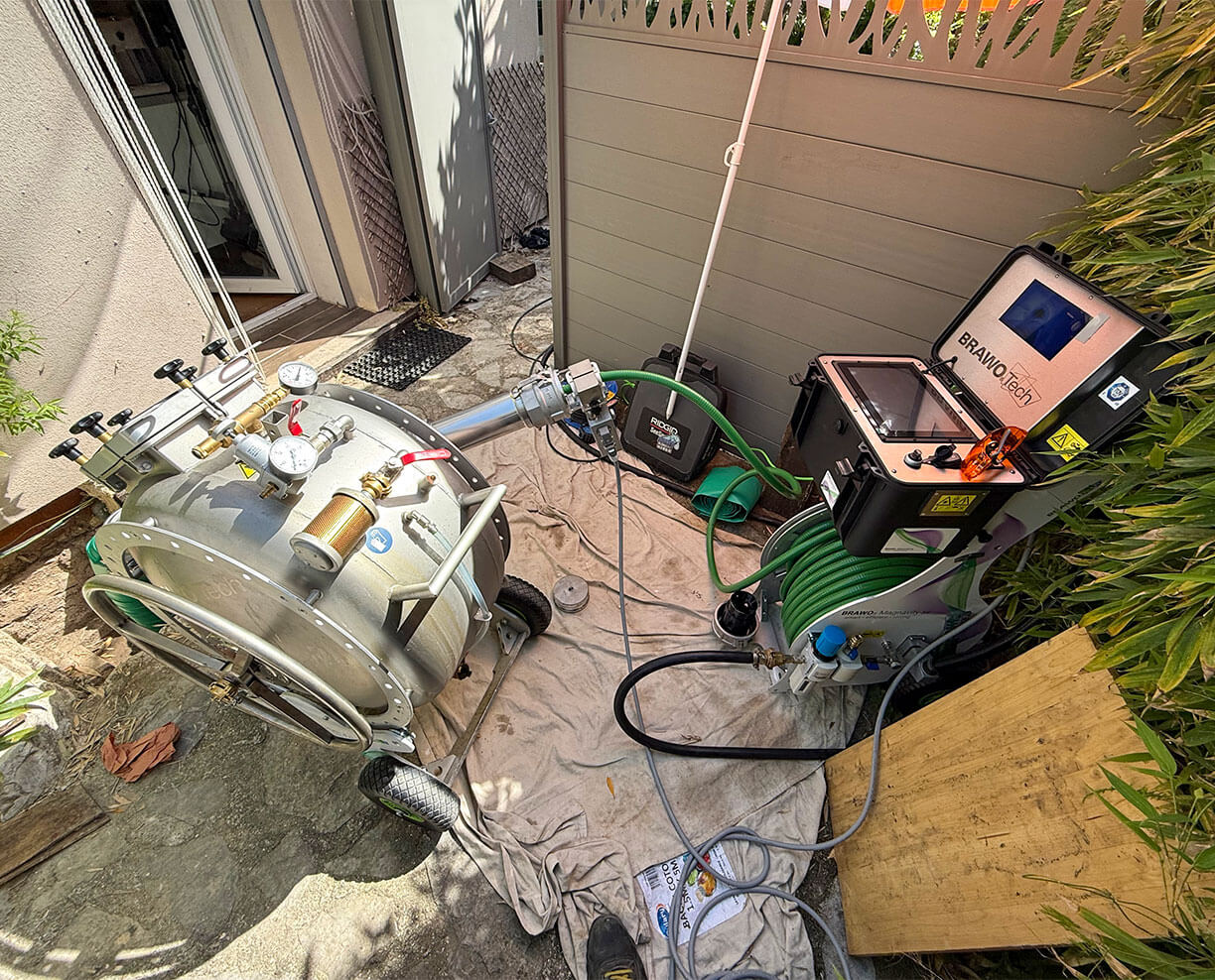 Inspection caméra réseau canalisation - Barbotti Plomberie recherche fuite Montpellier