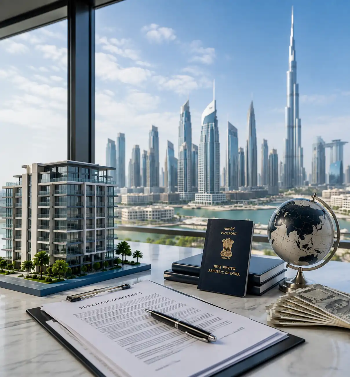 Buying dubai off-plan property from india
