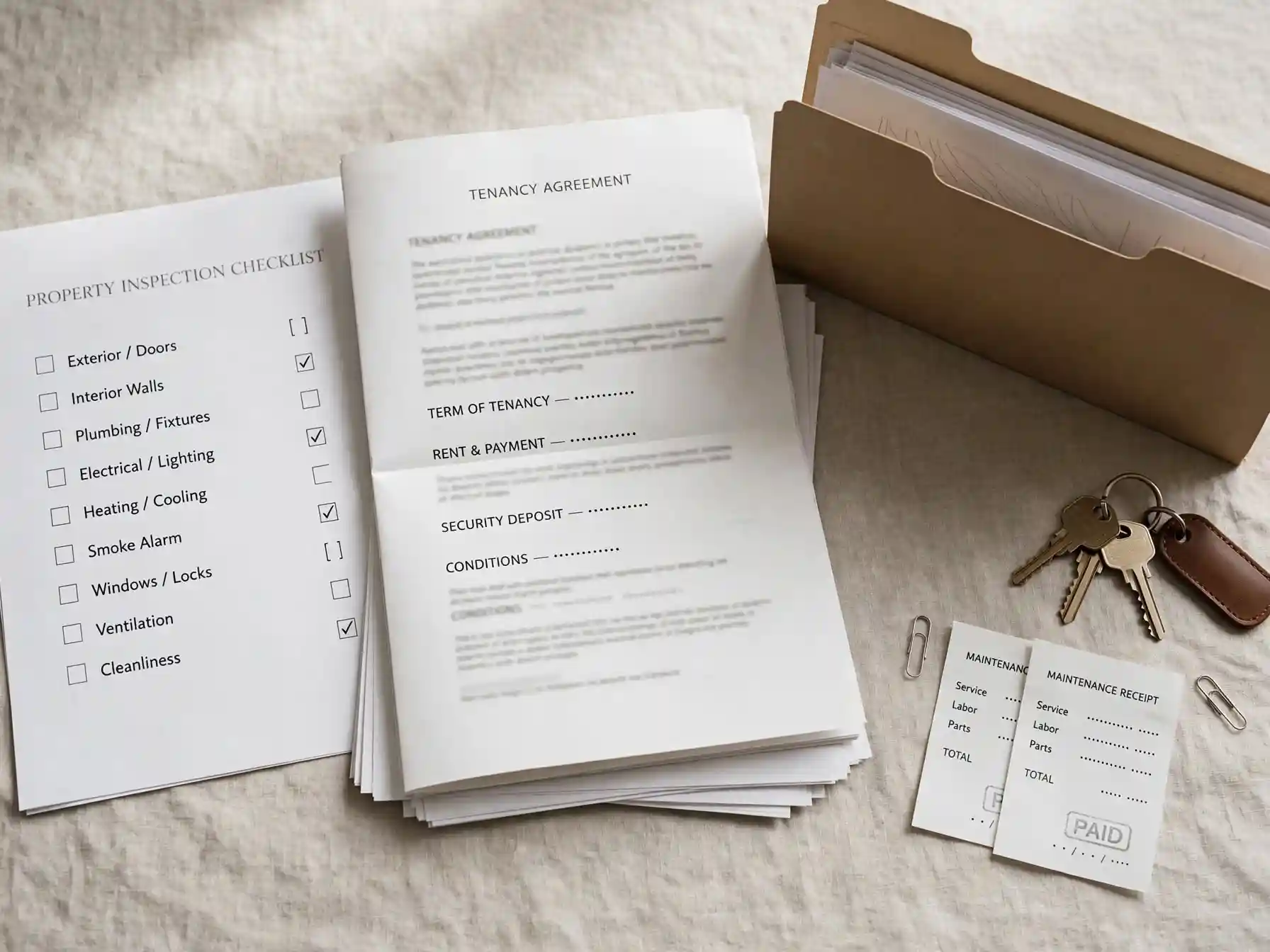 Dubai tenancy documents property records