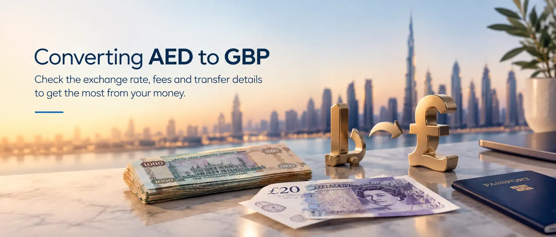 converting aed to gbp in dubai