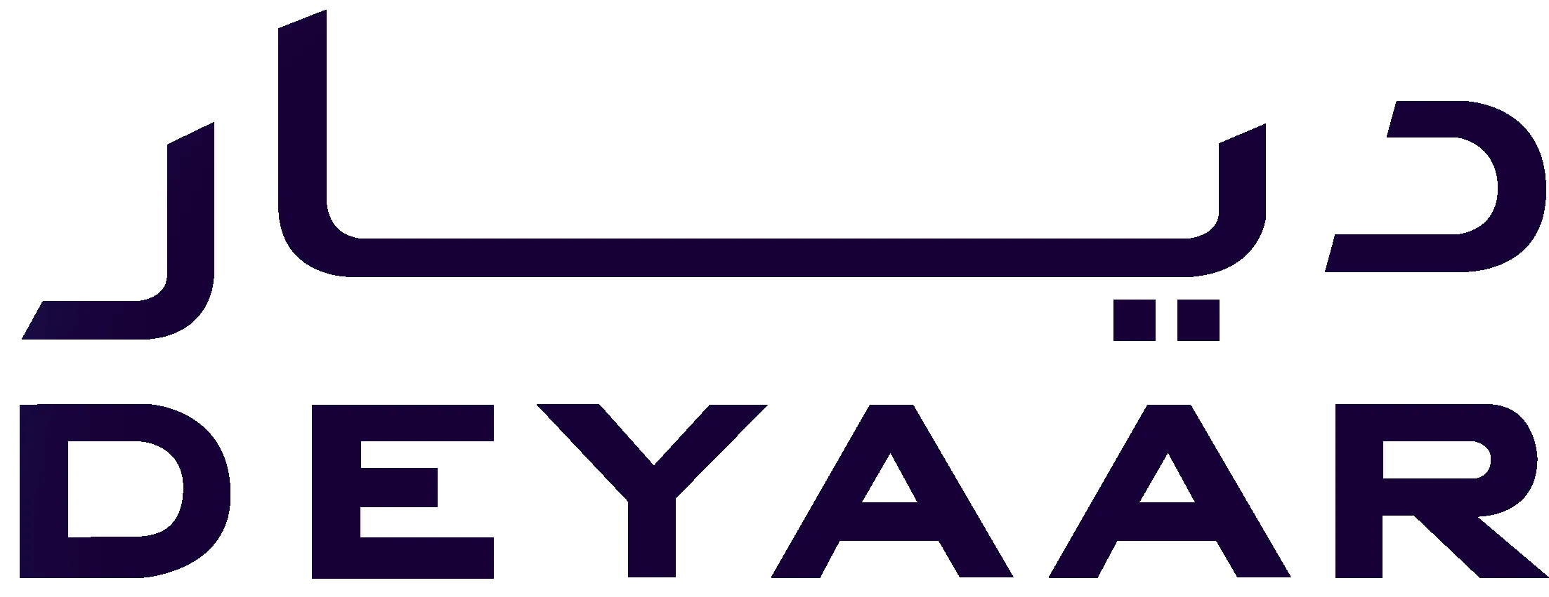Deyaar logo with stylized Arabic text above English letters.