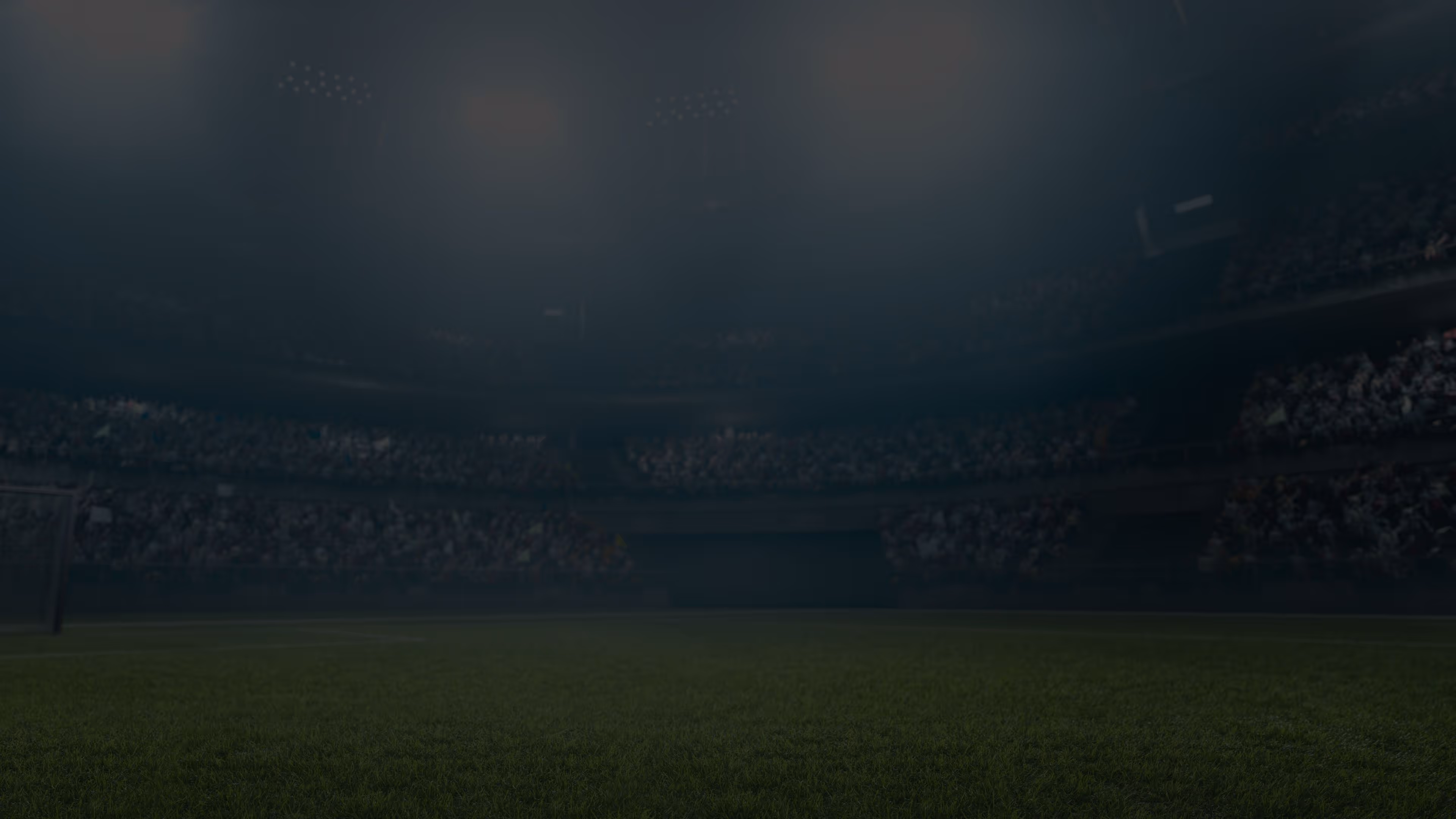 Sports arena image lit by giant floodlights