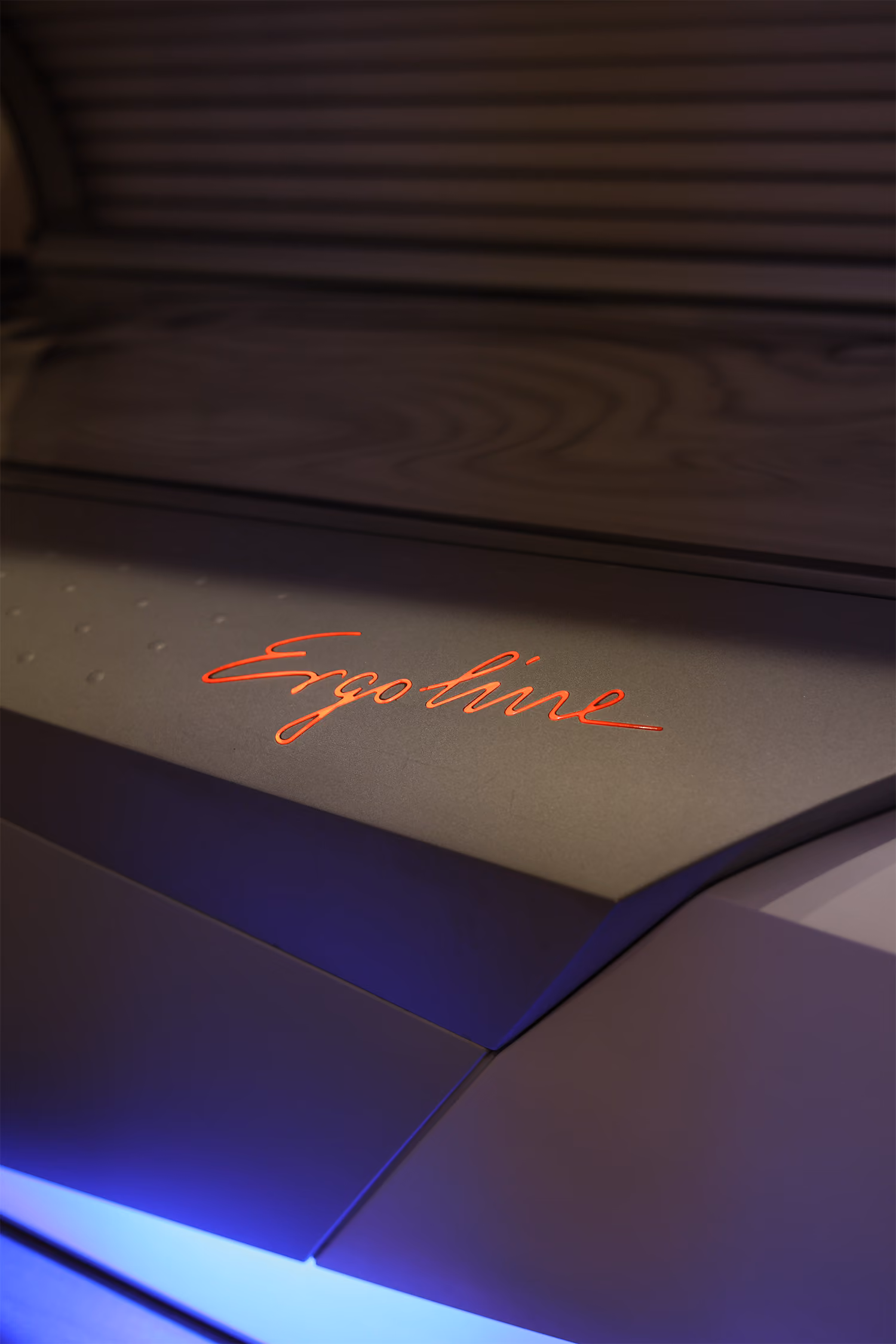 A close up of our Ergoline sunbed