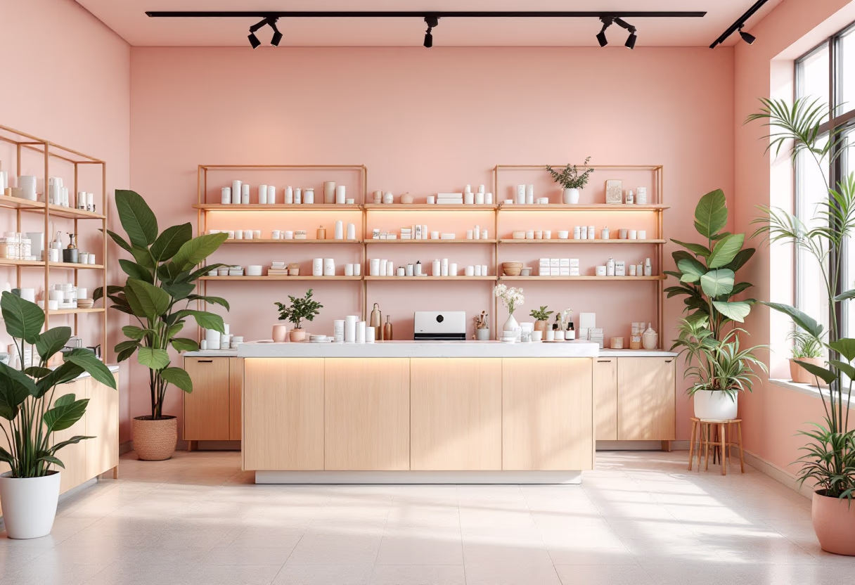 [background image] calm, inviting pharmacy interior