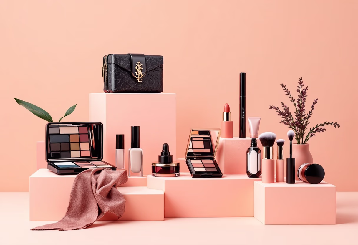 image of makeup kits display