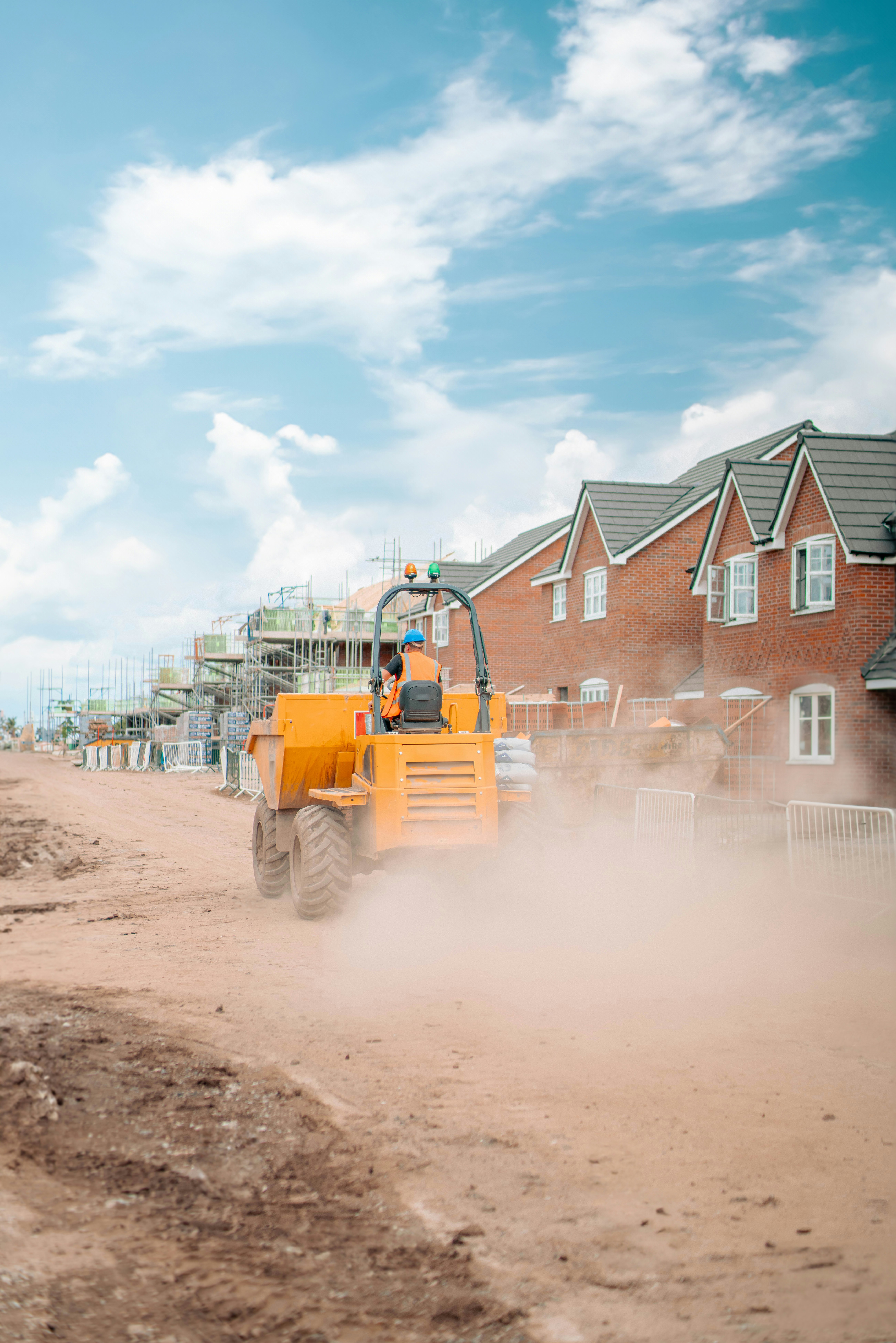 image of residential construction project (for a construction company)