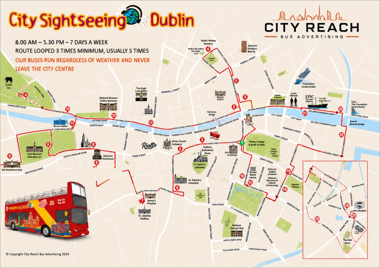 City reach map