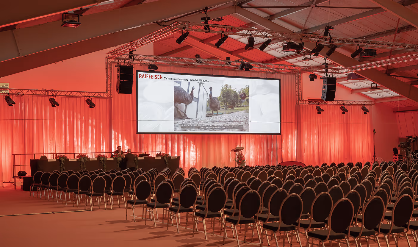 Veranstaltungstechnik von Stage-Conzept im Einsatz – Impression 2