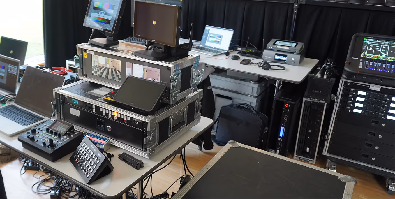 Livestream-Produktion von Stage-Conzept