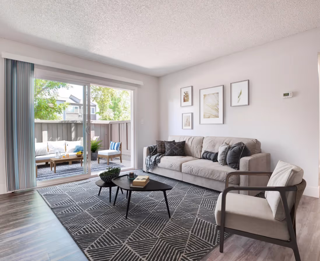 Furnished living room