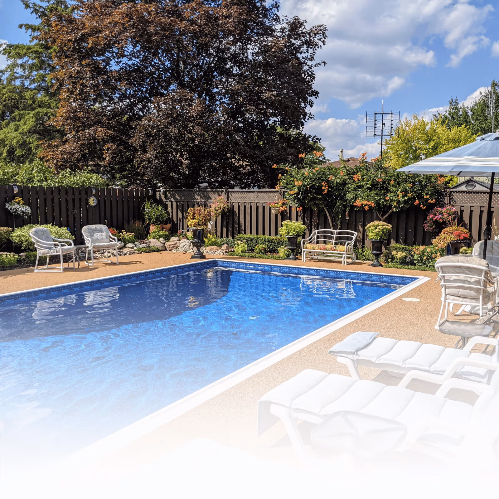 Majestic Flooring Solution on pool deck
