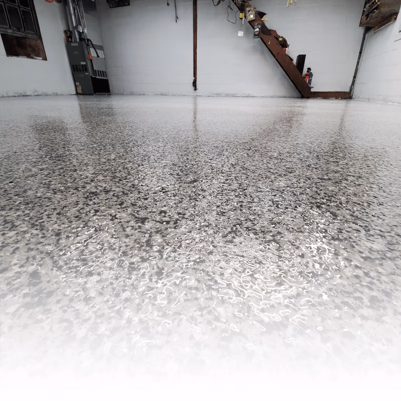 Polished flooring
