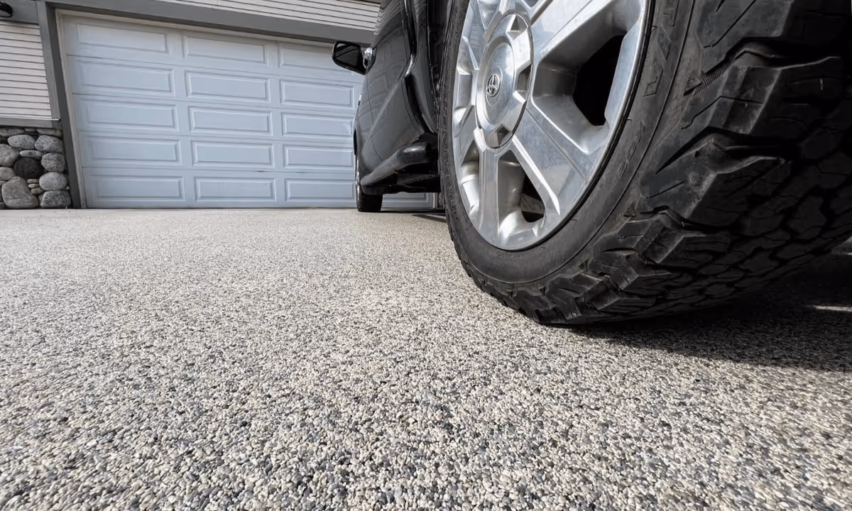 Garage floor coating