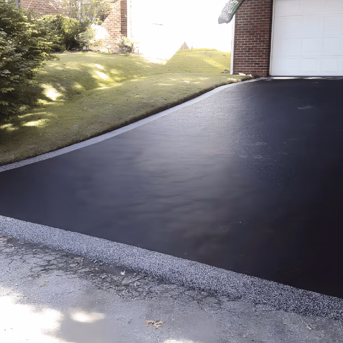Rubber stone driveways