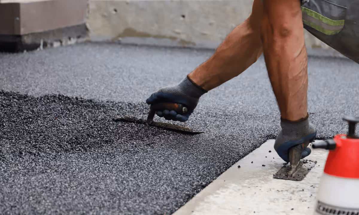 Rubber installation