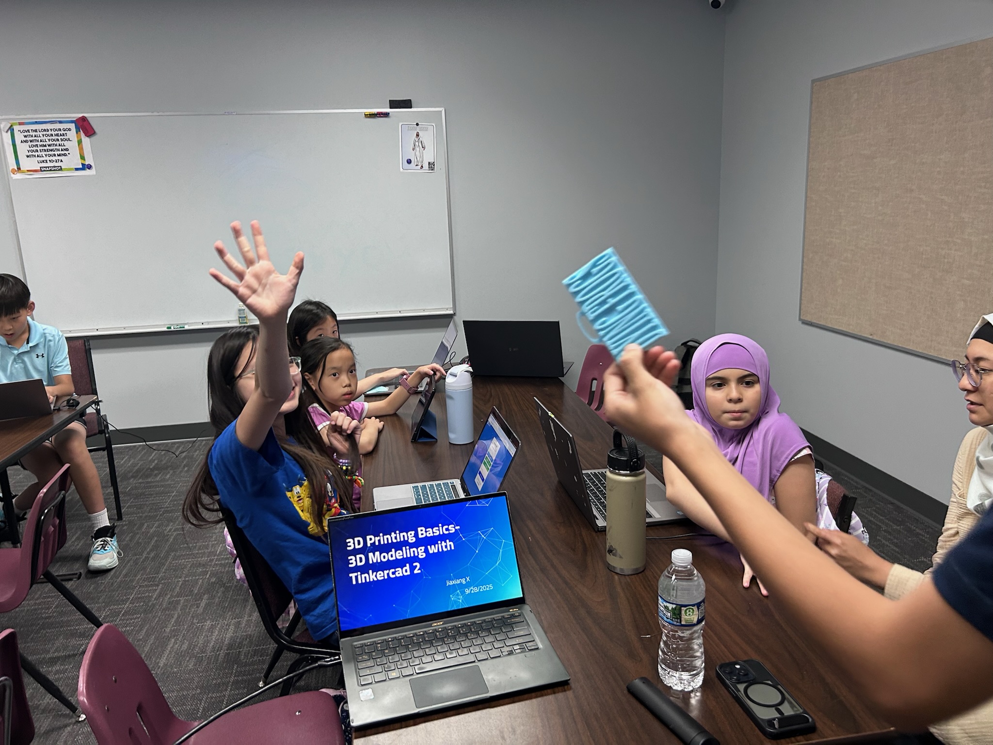 image of futuristic classroom setting