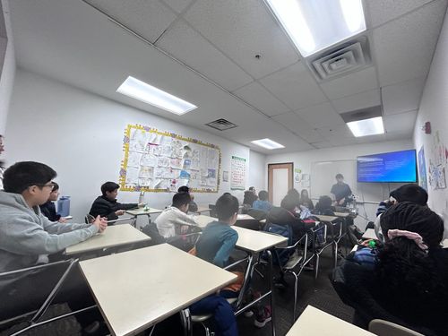 image of educational programs in action for a humanitarian aid nonprofit