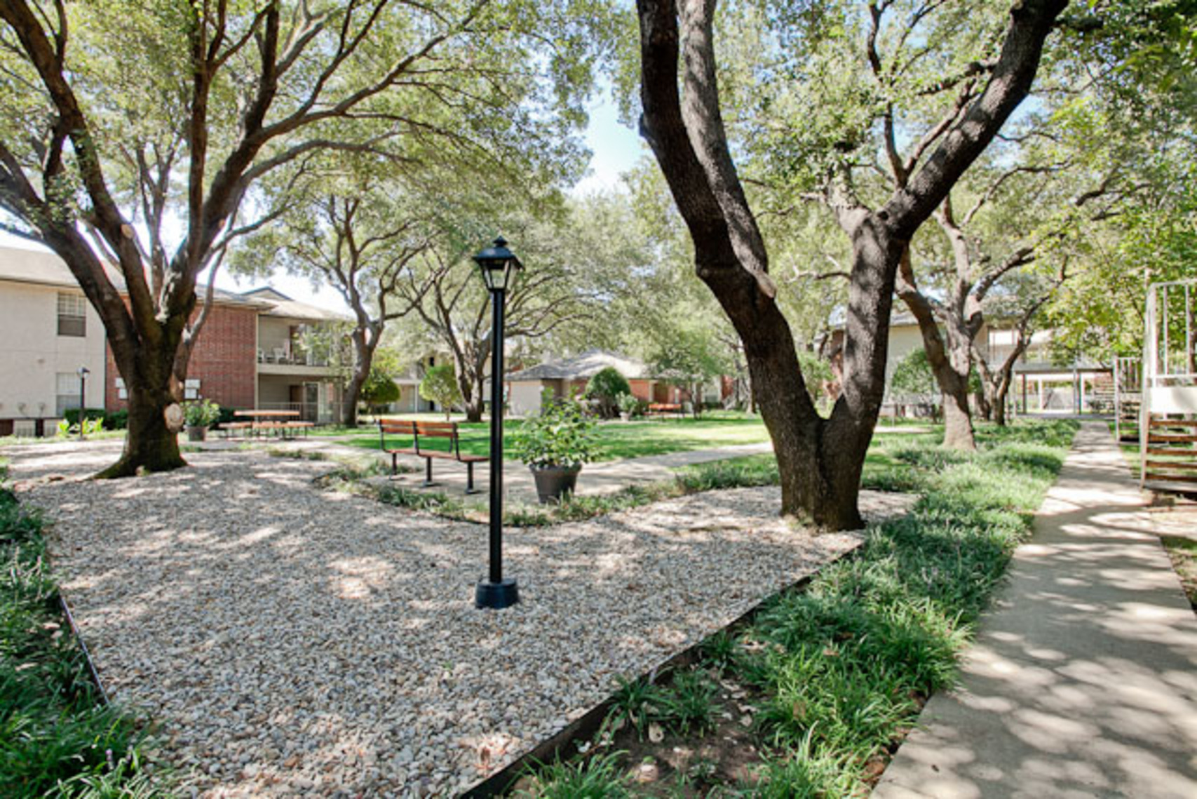 Outdoor courtyard